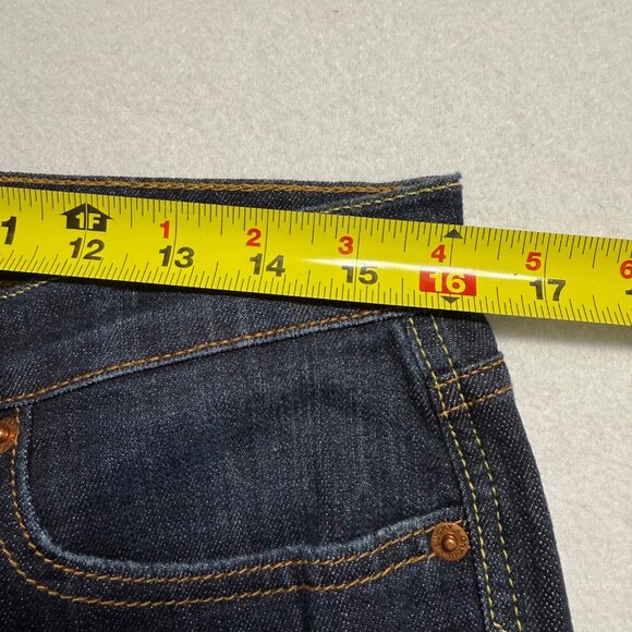 Lucky Brand Women's Low Rise Straight Leg Regular Fit Blue Crop Jeans Size 6/28 - Picture 7 of 10